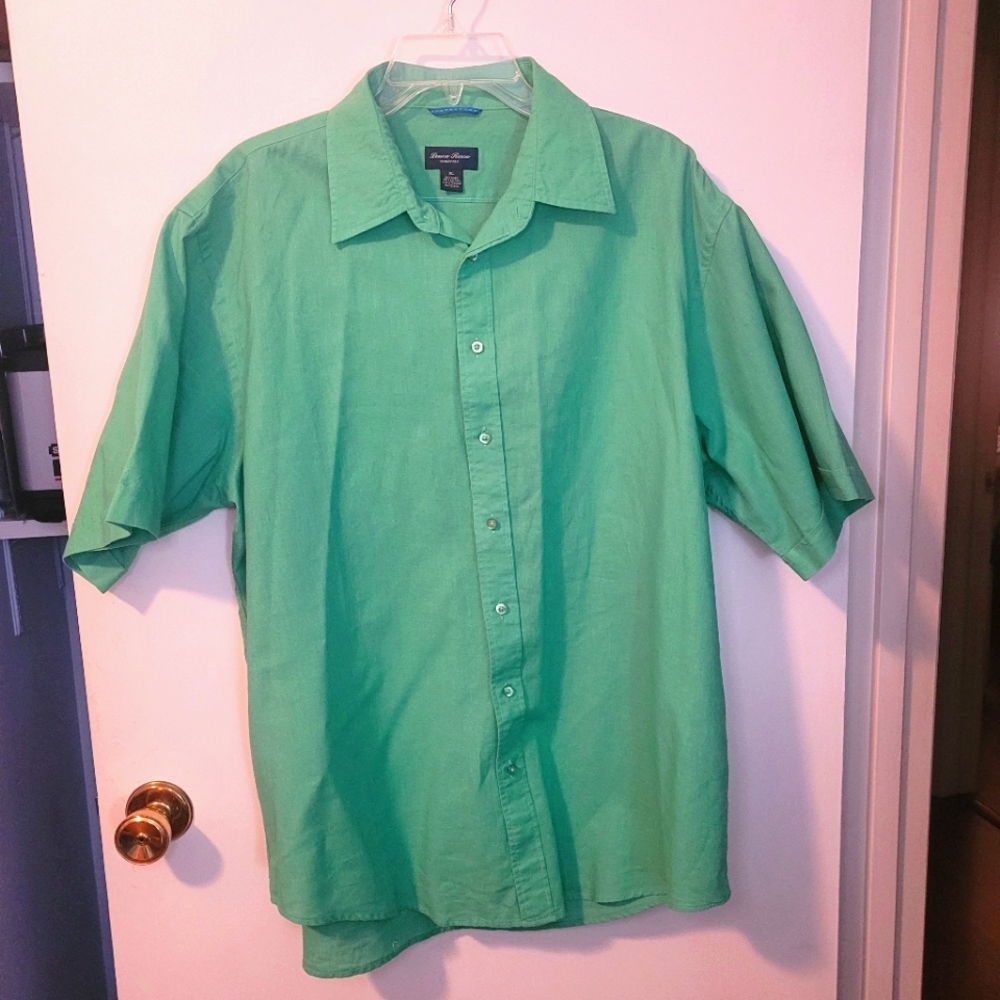 Linen Button Down